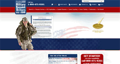 Desktop Screenshot of militaryresumewriters.com